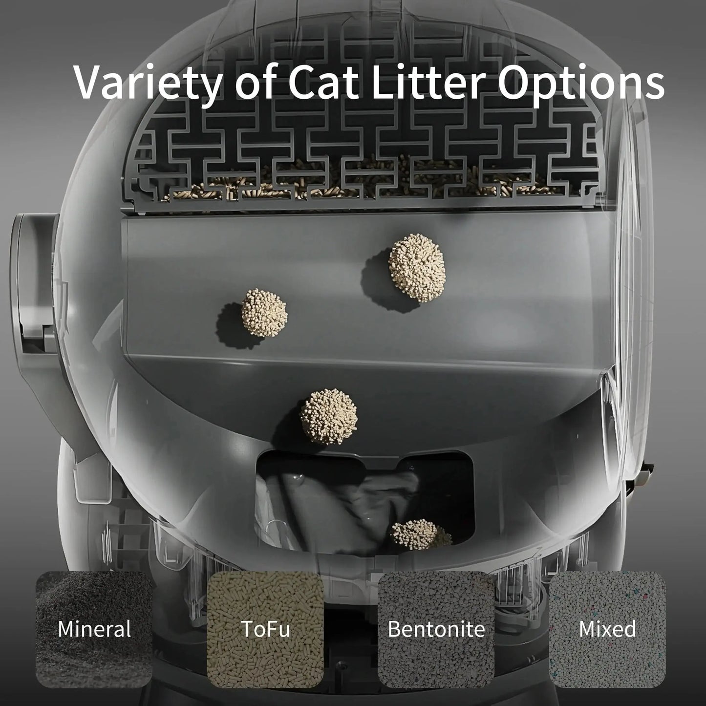 Automatic Cat Litter Box - Self-Cleaning Smart Litter Box with Odor Control