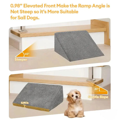 Modular Foam Dog Ramp Stairs for Staircase Stairs with Velcro