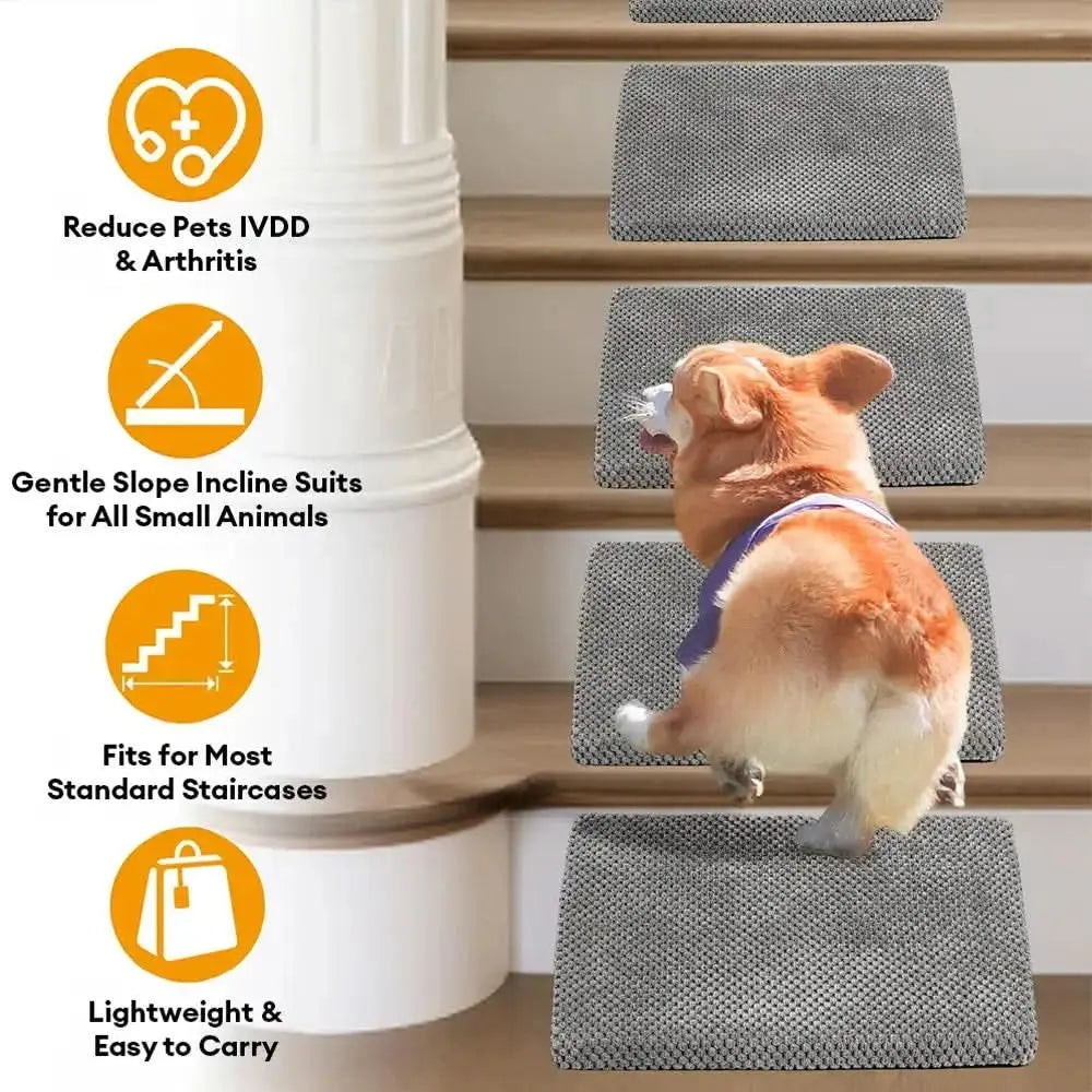 Modular Foam Dog Ramp Stairs for Staircase Stairs with Velcro