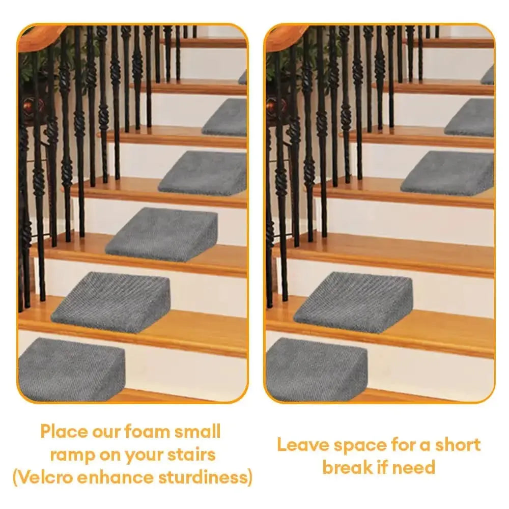 Modular Foam Dog Ramp Stairs for Staircase Stairs with Velcro